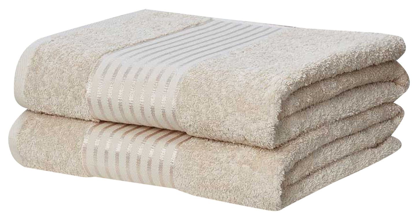 Windsor Biscuit Bath Sheet Pair