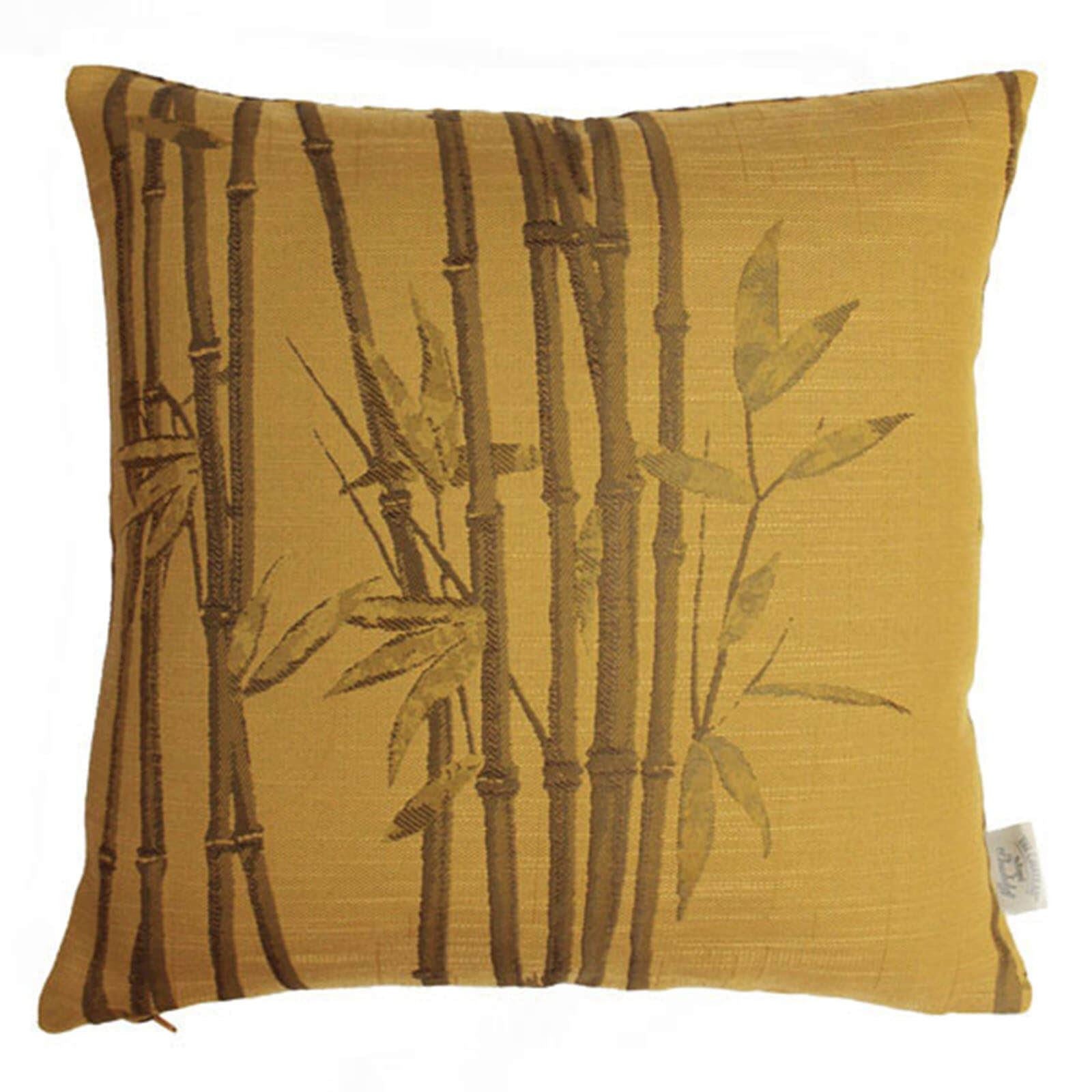 Bamboo Ochre Cushion Cover