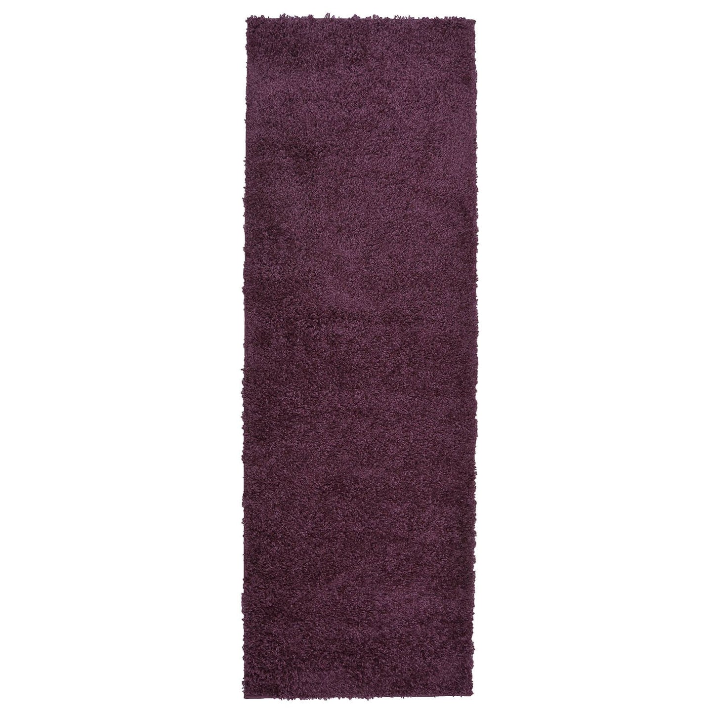 Jazz Shaggy Plum Plain Rug
