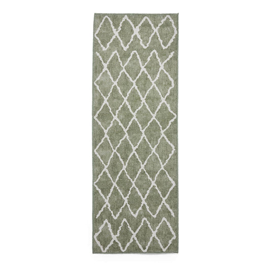 Coral H1060 Green Berber Washable Rug