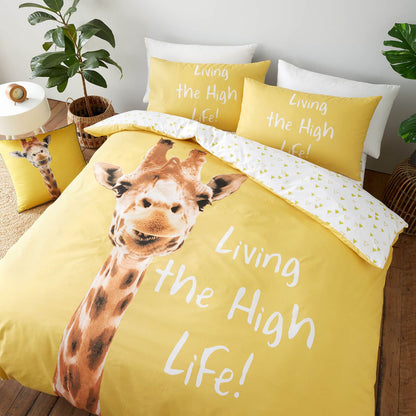 Giraffe Yellow Duvet Set