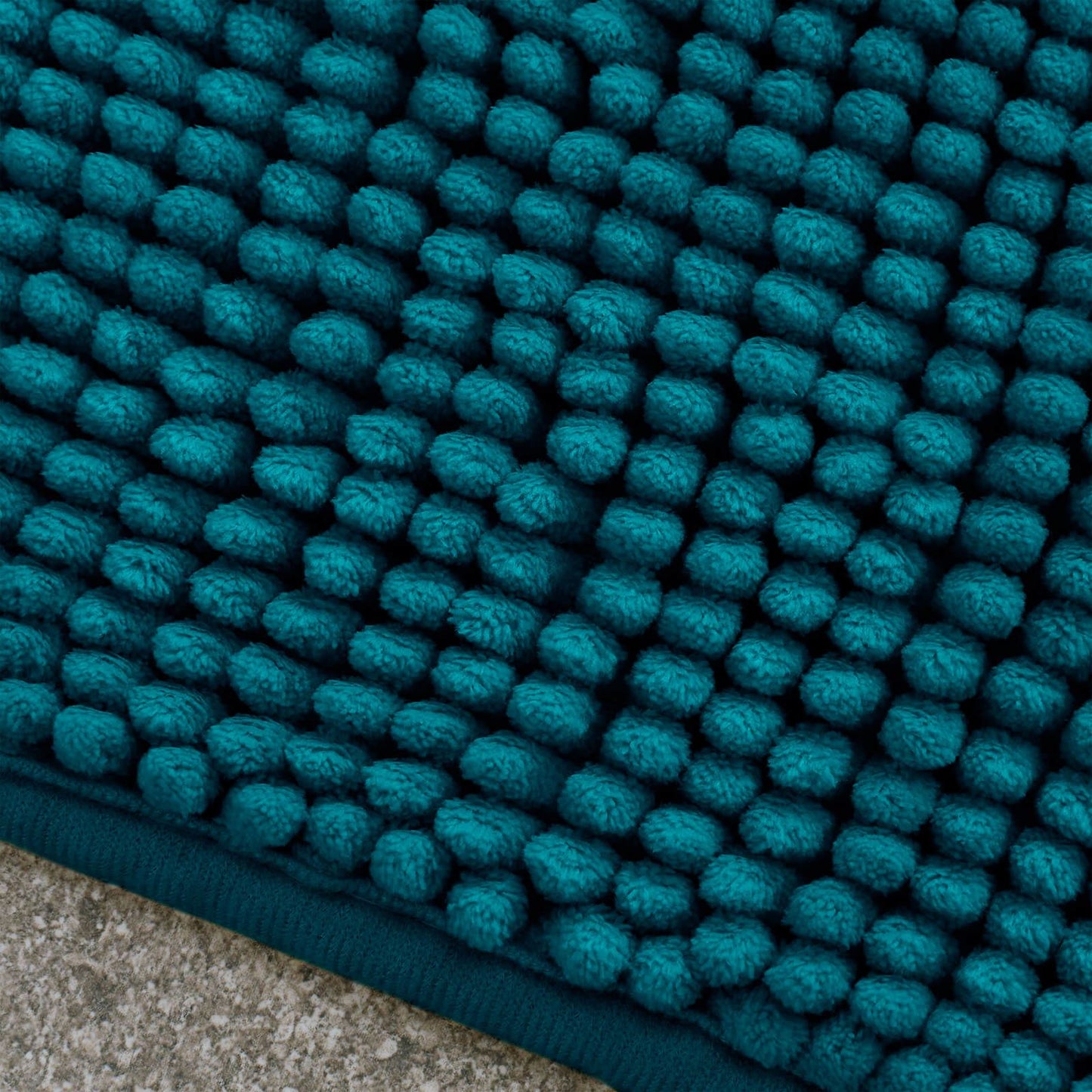 Bobble 50x80cm Bath Mat Teal Green