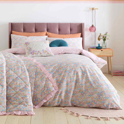 Darcy Floral Pink Duvet Cover Set