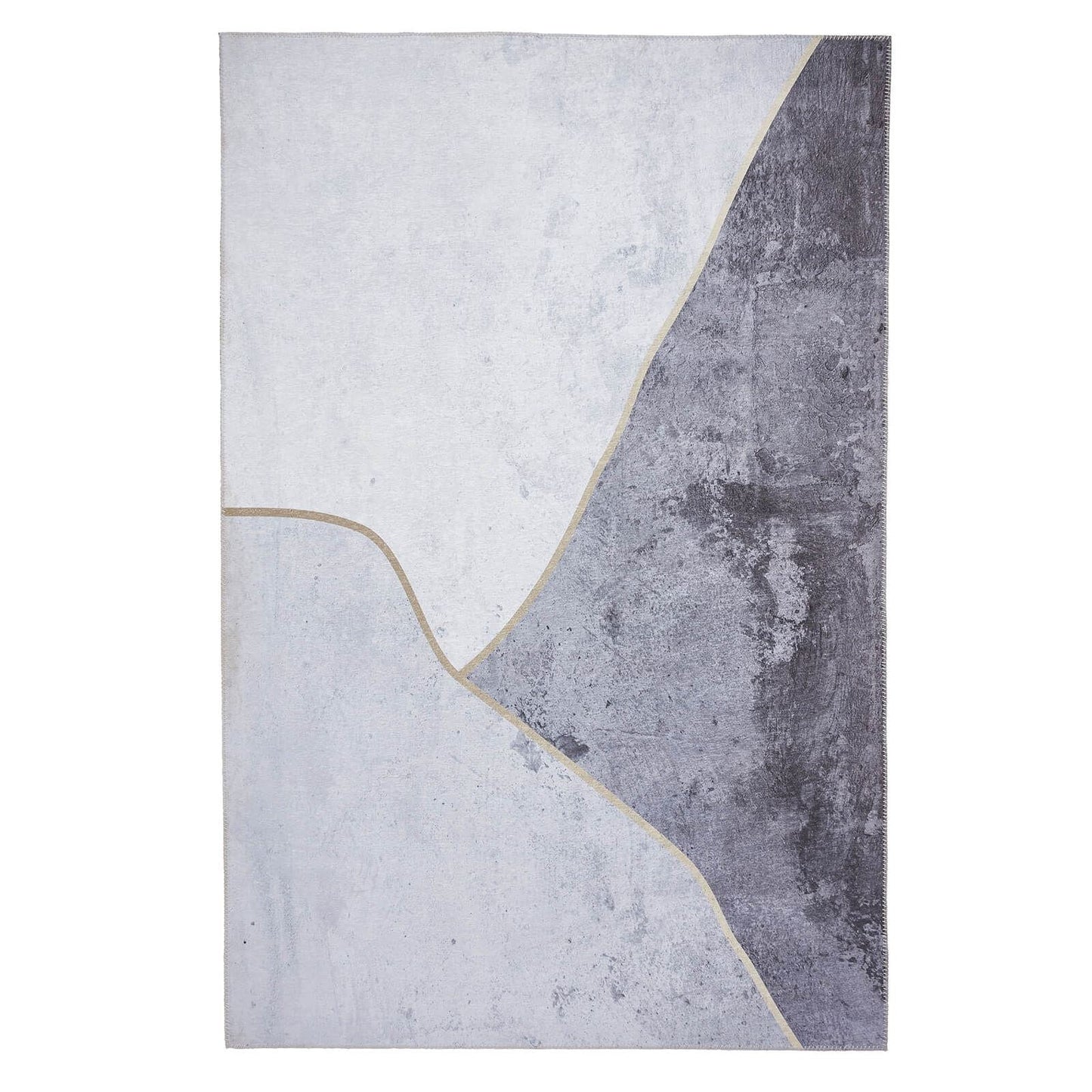 Force K7279 Grey/Gold Modern Rug