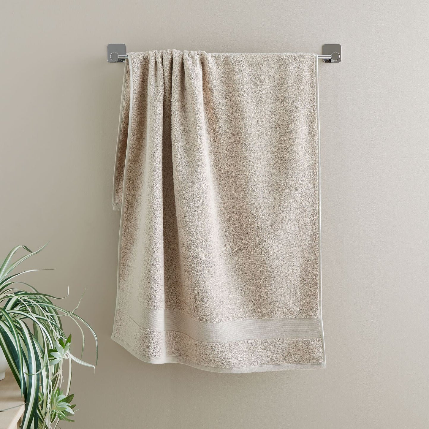 Anti Bacterial 500gsm Natural Bath Towel