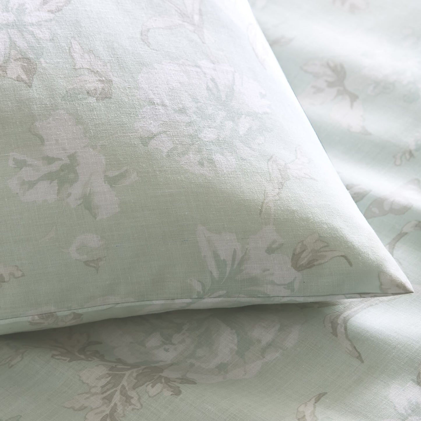 Mia Duck Egg Duvet Cover Set With Pillow Case