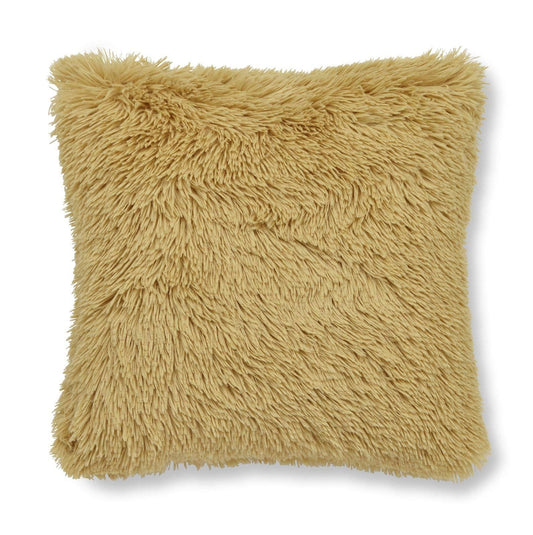 Cuddly Ochre Cushion Cover