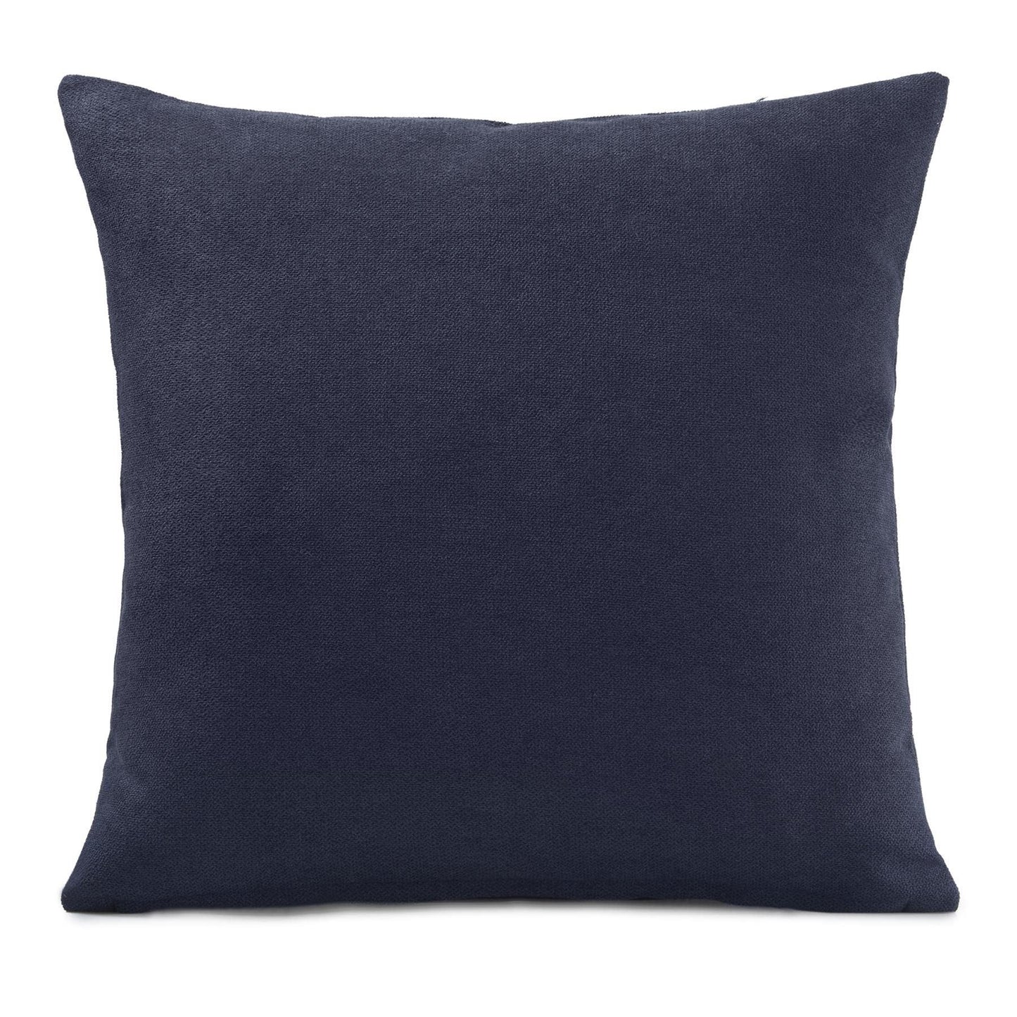 Velvet Chenille Navy Cushion Cover