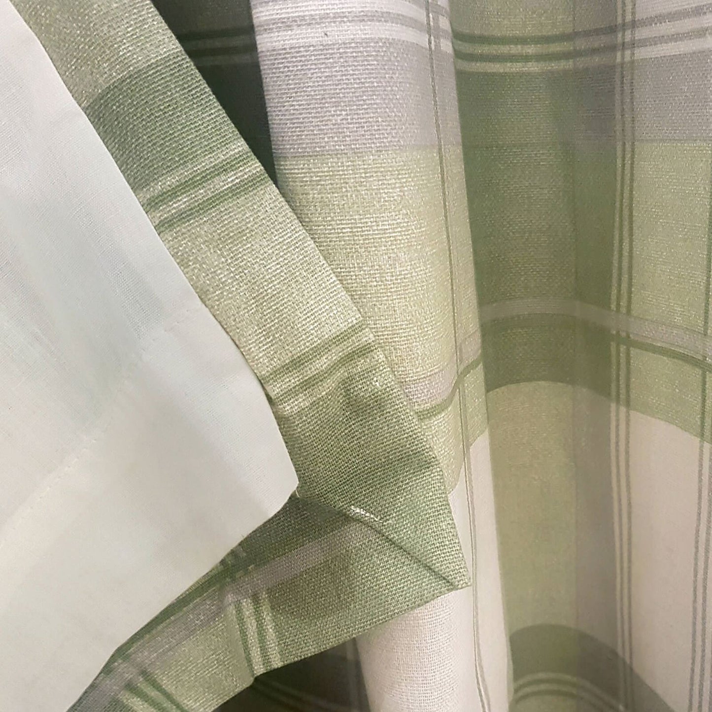 Balmoral Green Eyelet Curtains