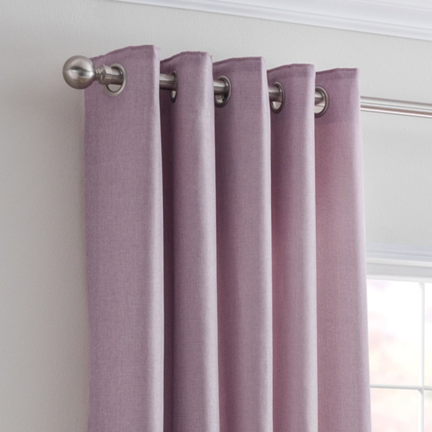 Versailles Heather Eyelet Curtains