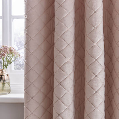 So Soft Luxe Blush Eyelet Curtains