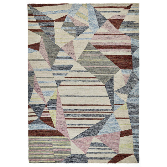 Contours Deco Multi Geometric Rugs