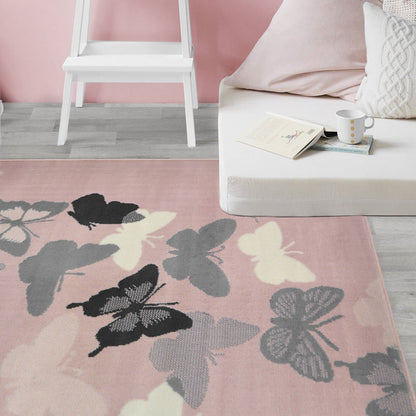 Maestro Butterfly Blush Butterfly Rug
