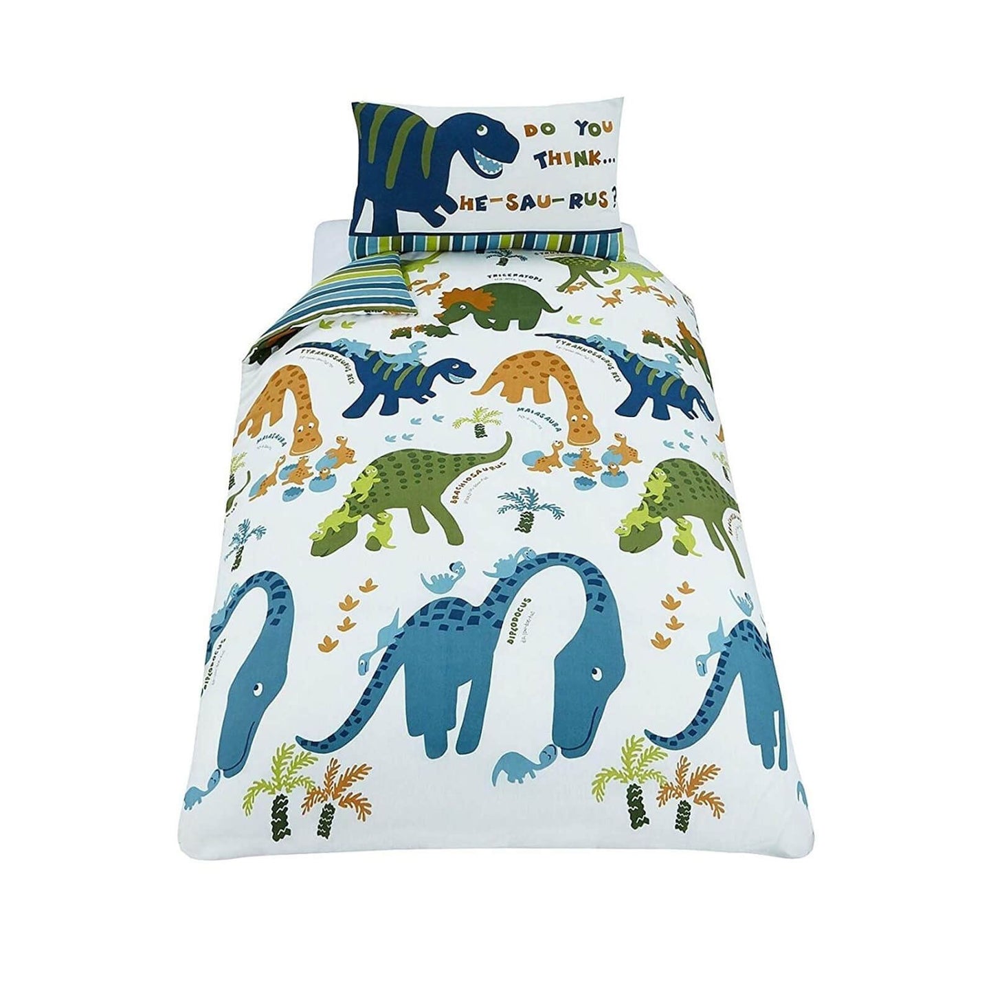 Dino Green Duvet Set