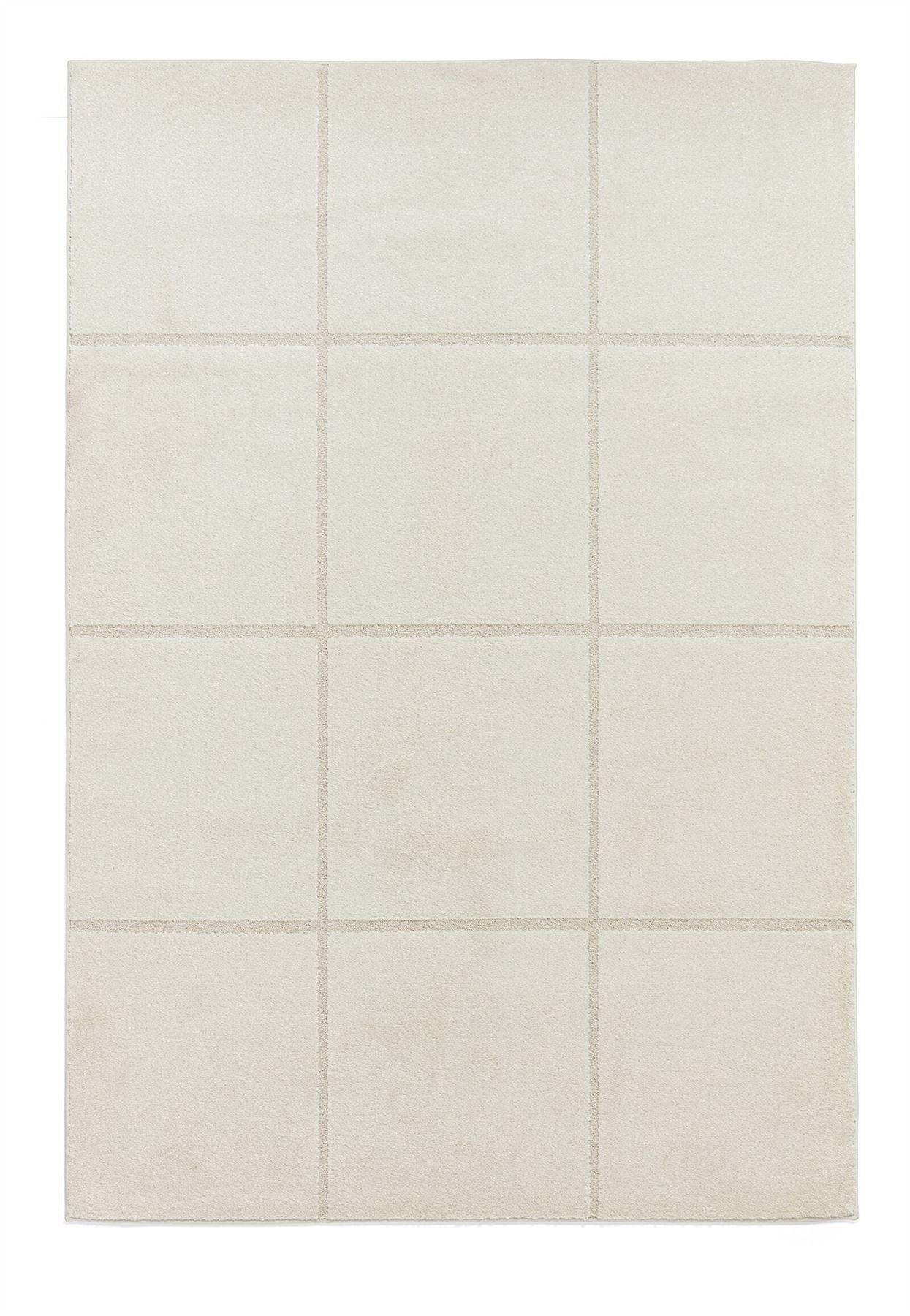 Elio 70100 Cream Modern Geometric Rug