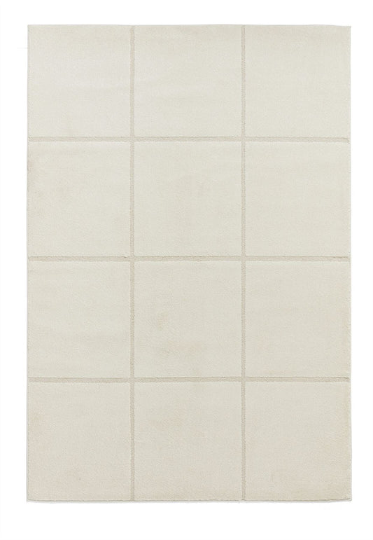 Elio 70100 Cream Modern Geometric Rug