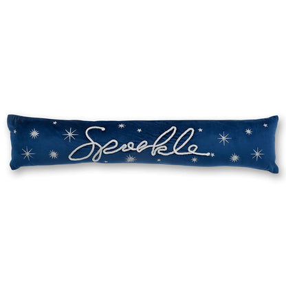 Christmas Sparkle Door Draught Excluder Navy Blue