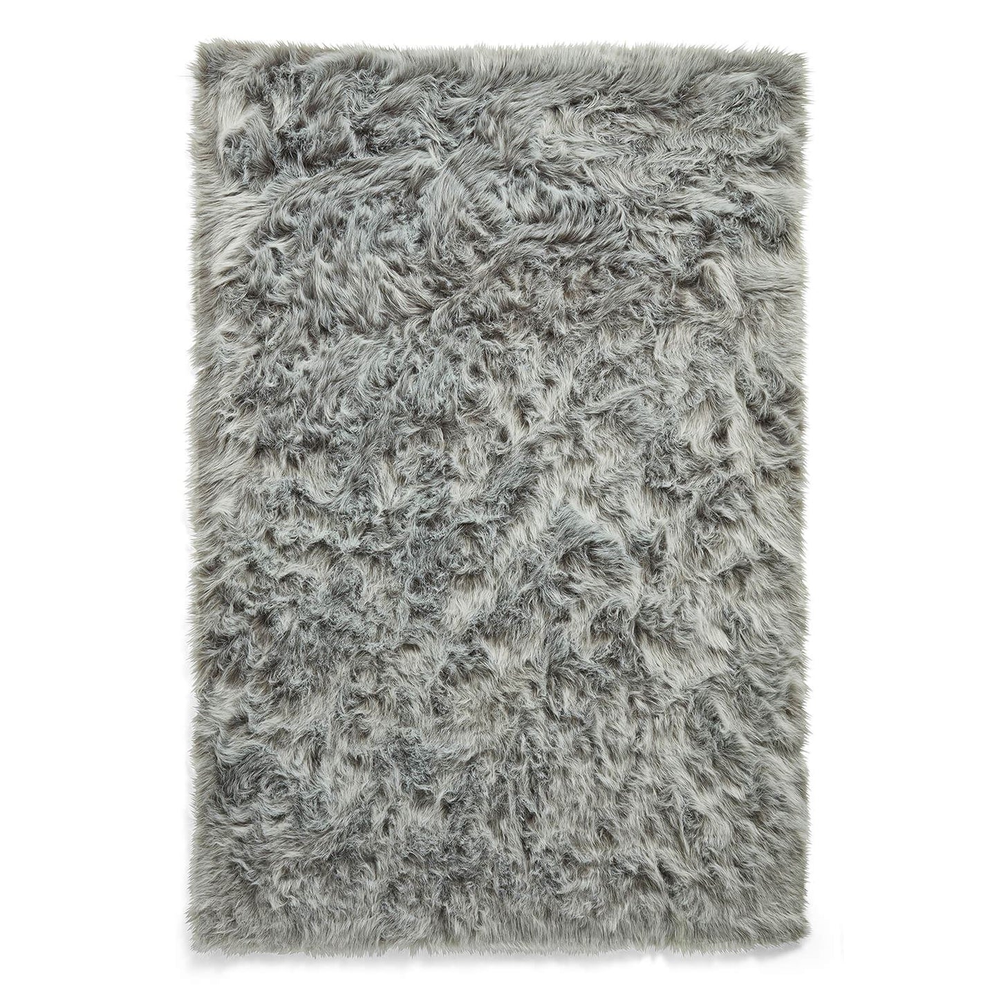 Polar Plush Light Grey Soft Shaggy Rug