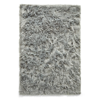 Polar Plush Light Grey Soft Shaggy Rug