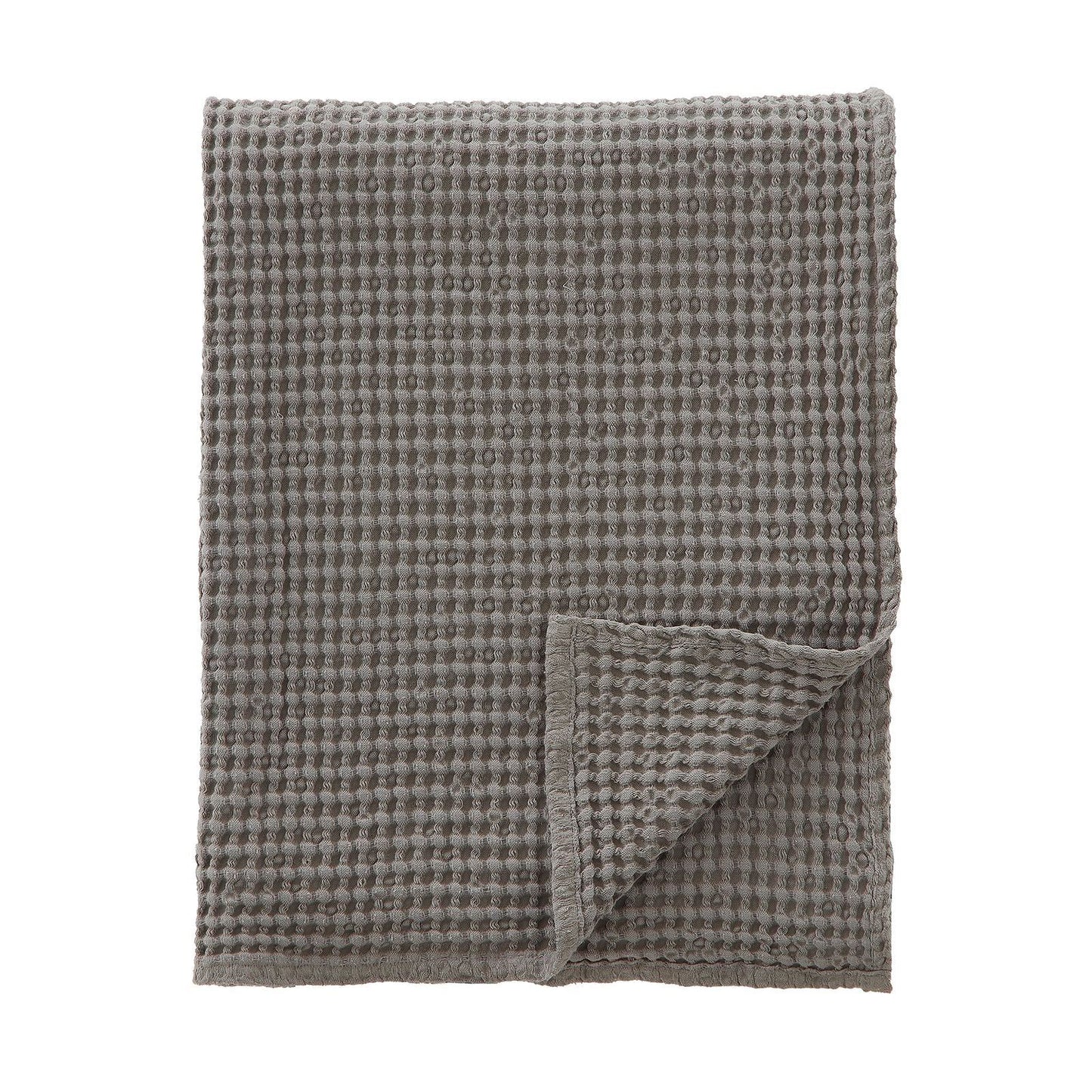 Pineapple Elephant Jaipur Chunky Waffle Grey Blanket Throw - 150x200cm