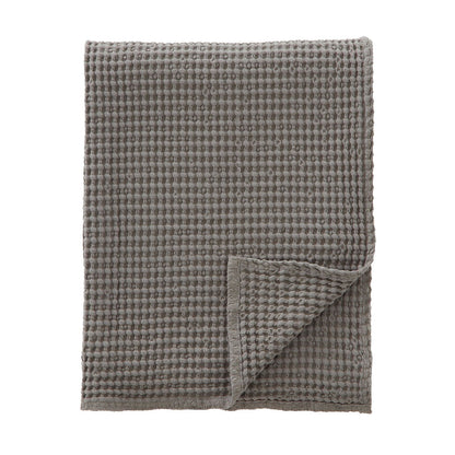 Pineapple Elephant Jaipur Chunky Waffle Grey Blanket Throw - 150x200cm