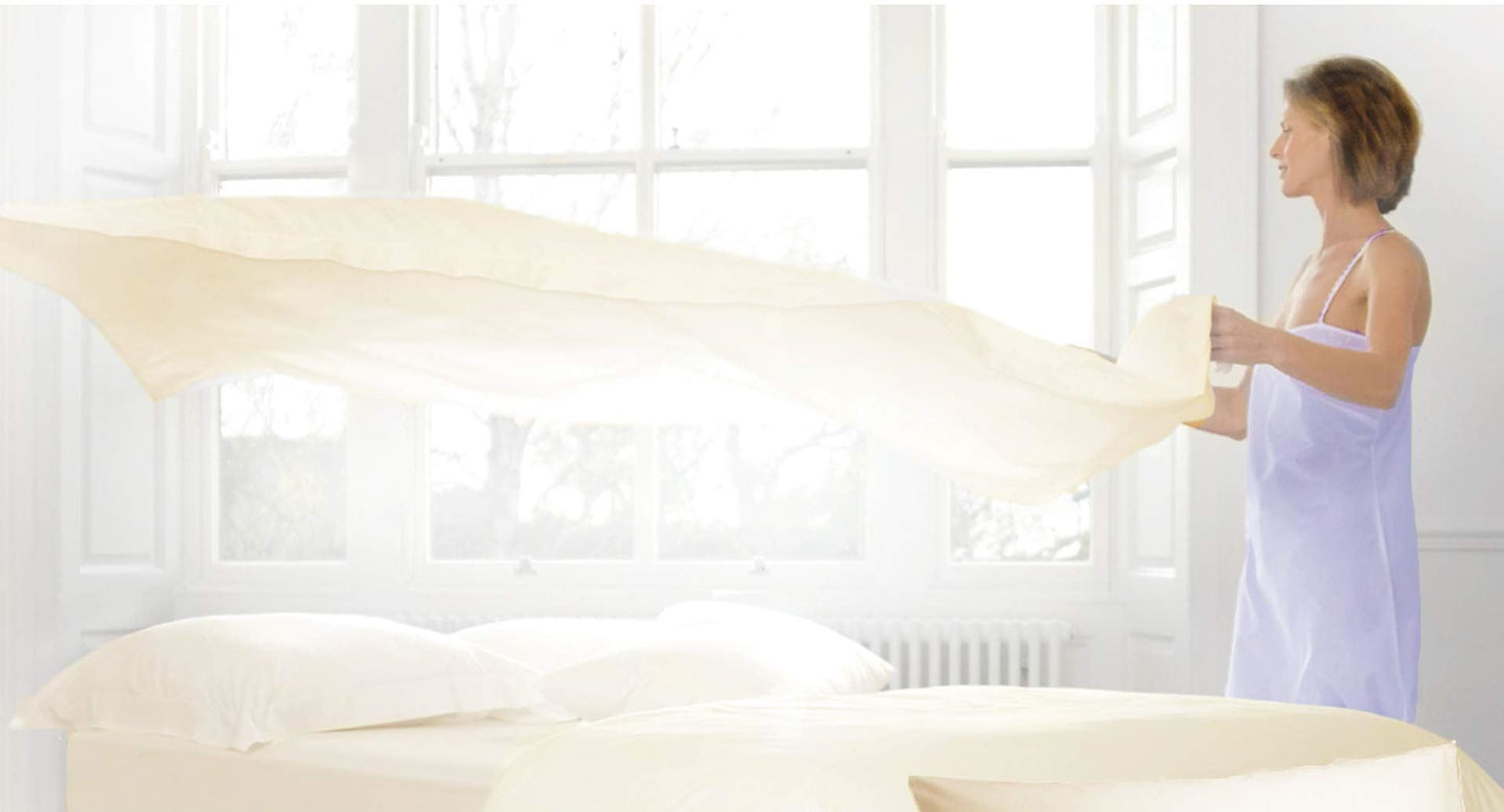 Percale Rich Cream Flat Sheet