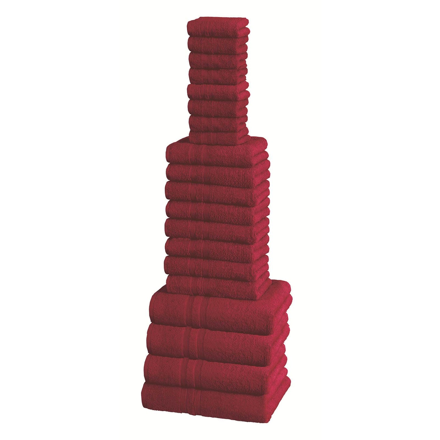 500 GSM Burgundy Face Towel