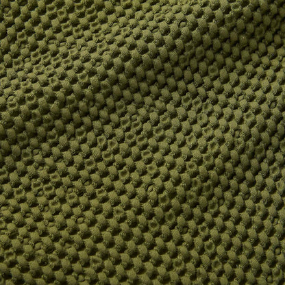 Jaipur Chunky Waffle Olive Green Blanket Throw
