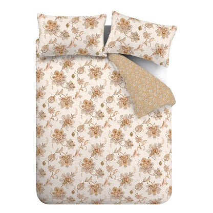 Sahara Floral Beige Duvet Cover Set