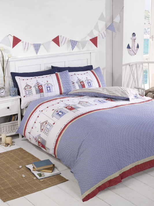 Beach Hut Multi Duvet Set