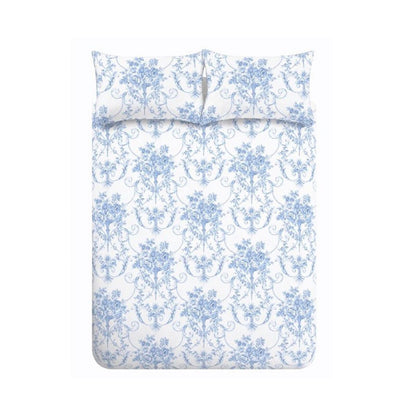 Catherine Lansfield Antoinette Blue Duvet Cover Set