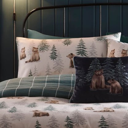 Bear Walks Natural Duvet Set