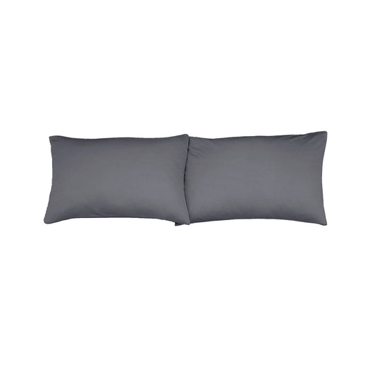 So Soft Jersey Charcoal Grey Housewife Pillowcase Pair