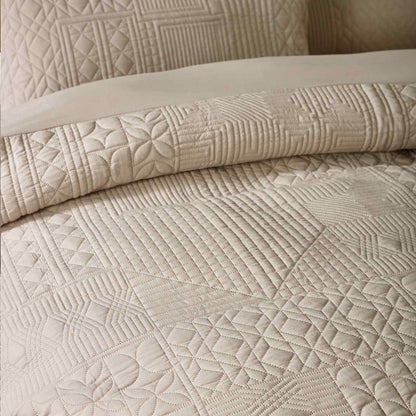 Folkstone Geo Natural Duvet Cover Set