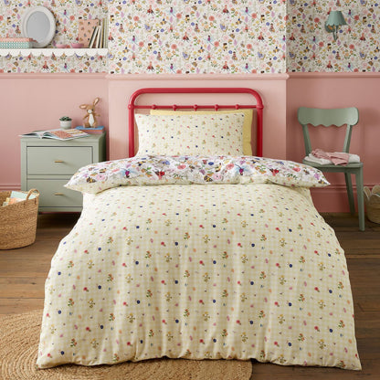 Belle & Boo Garden Friends White Duvet Cover Set