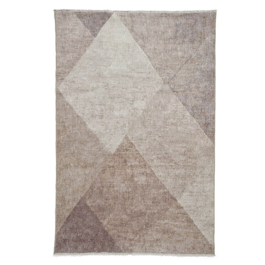 Whisper H1065 Beige/Brown Modern Washable Rug