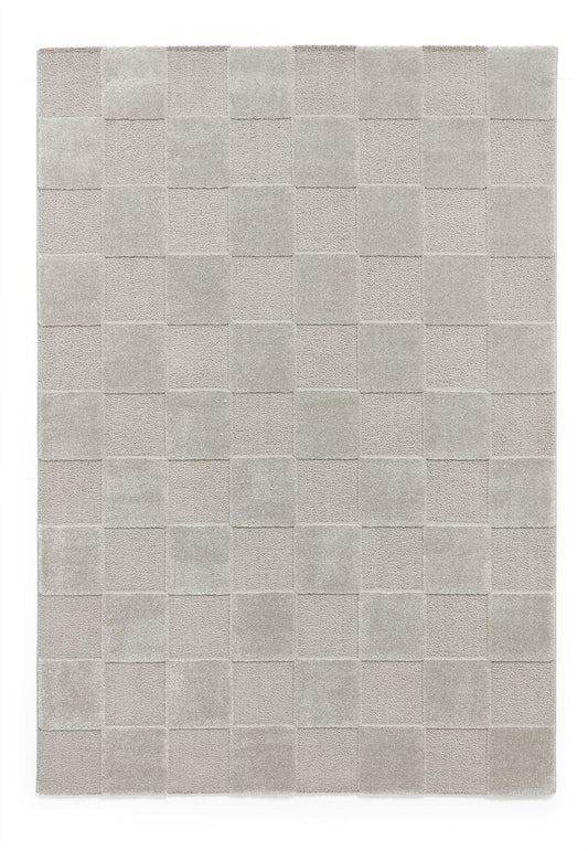 Elio 69924 Silver Modern Geometric Rug