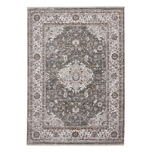 Vintage 35013 Green Traditional Rug