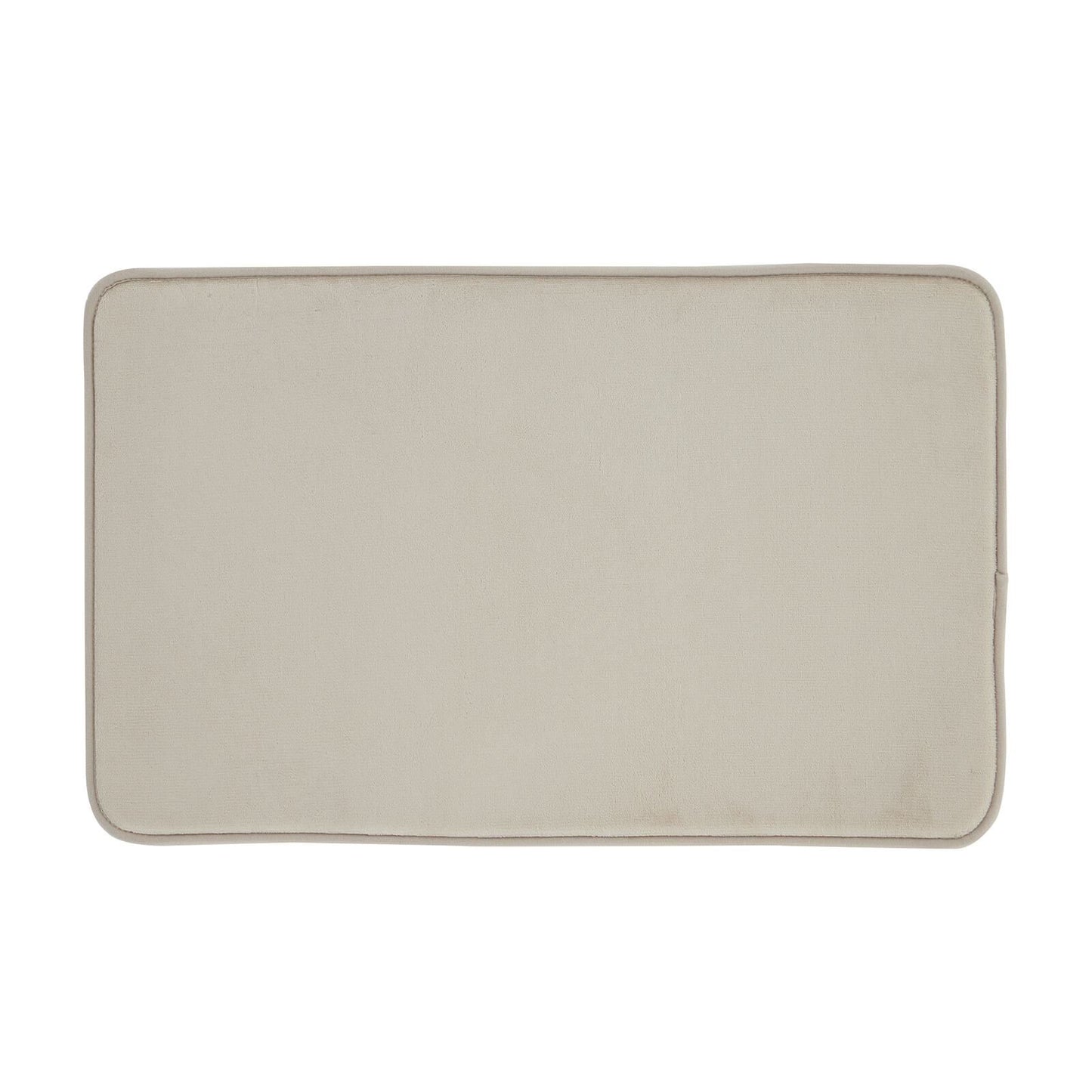 Anti-Bacterial Memory Foam Natural Bath Mat