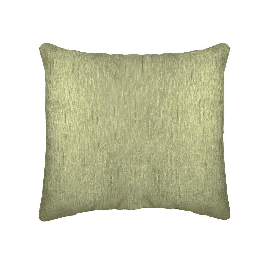 Selene Luxury Chenille  Olive Green Cushion - Filled