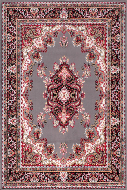 Traditional Poly Lancashire Grey Rugs