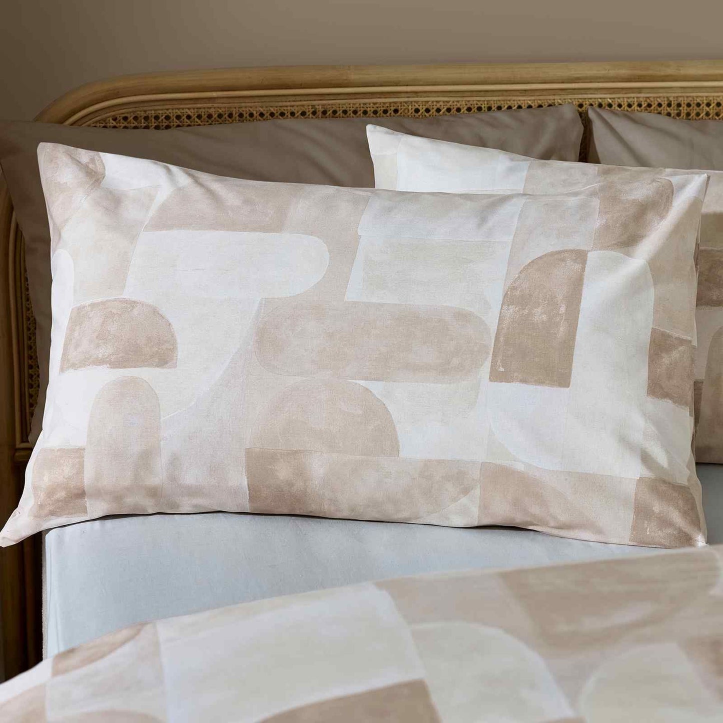 Sloane Geo Natural Duvet Cover Set
