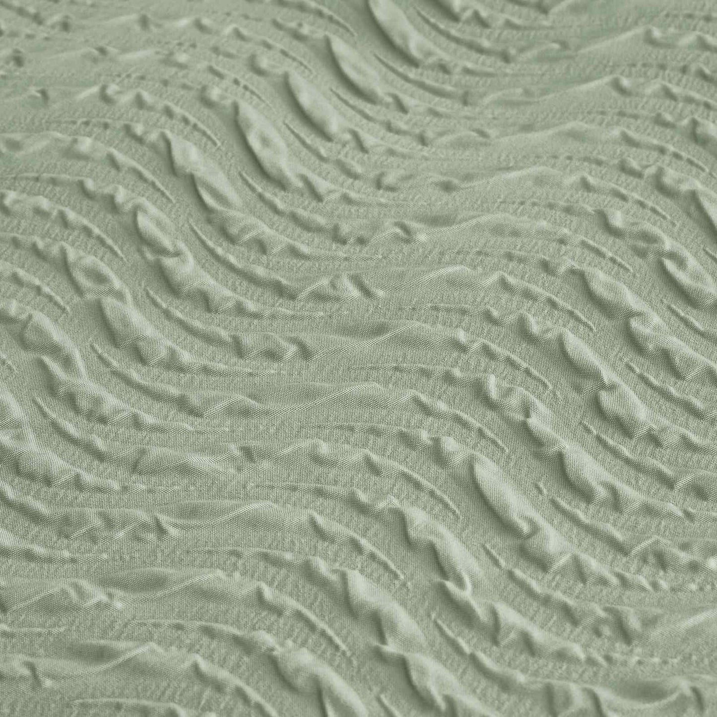 Heatset Wave Mint Green Duvet Cover Set