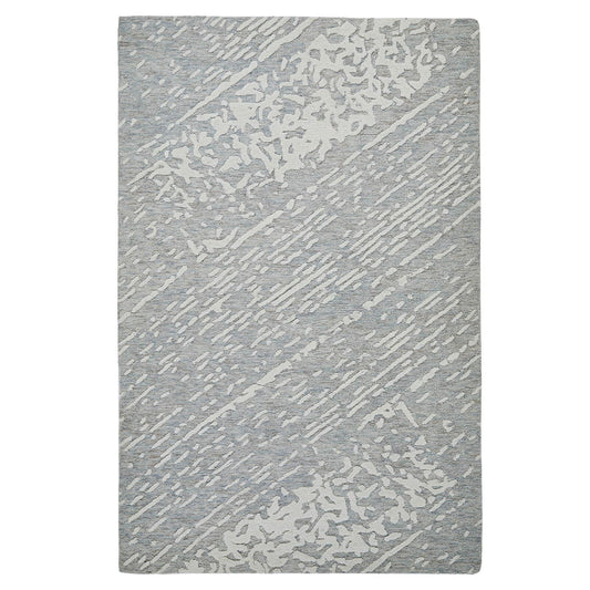 Hampton Tokyo Light Blue/Ivory Damask Rugs