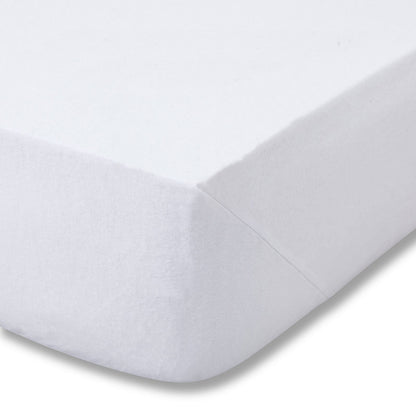 Catherine Lansfield Brushed Cotton White Extra Deep Fitted Sheet - Super King