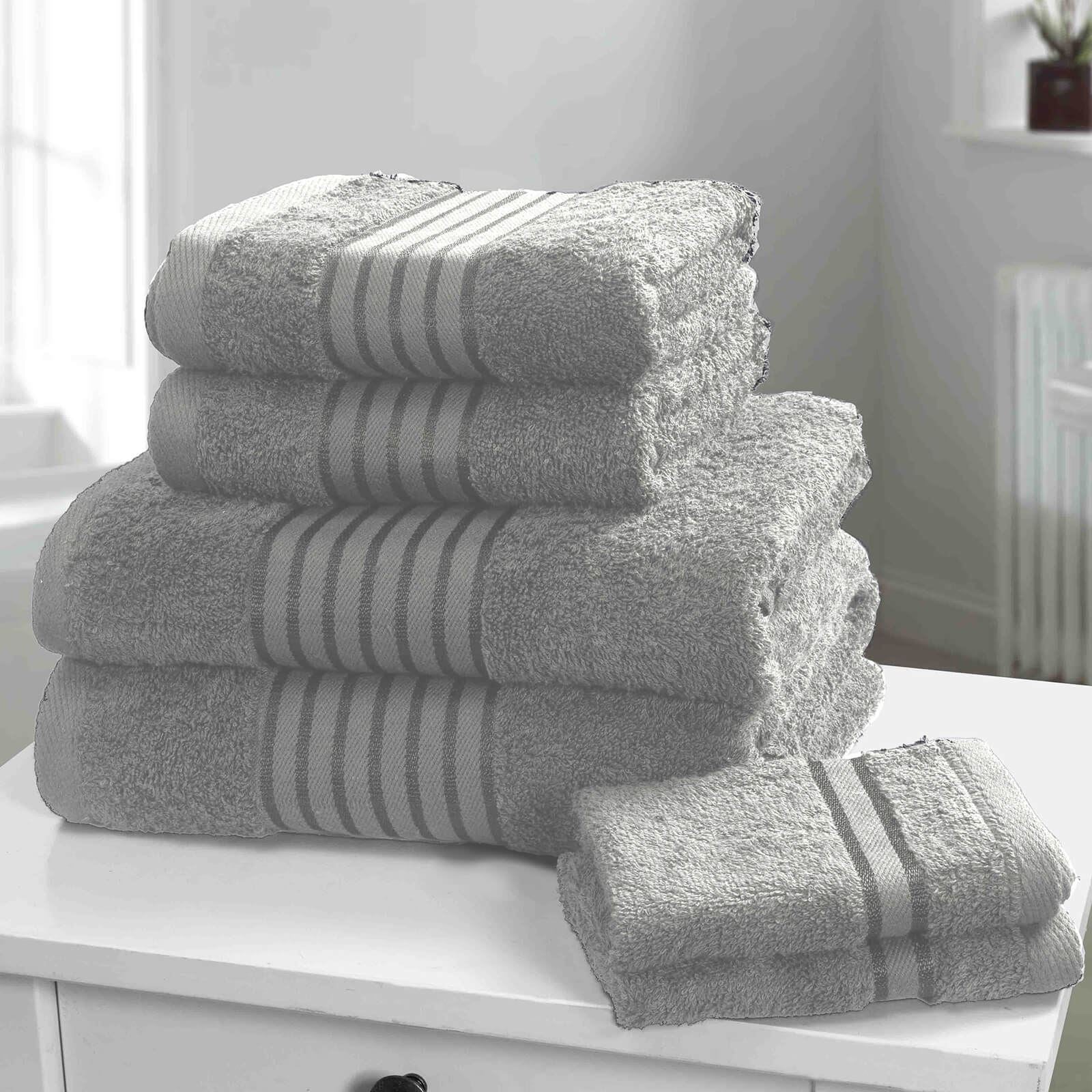 Windsor Silver Towel Bale