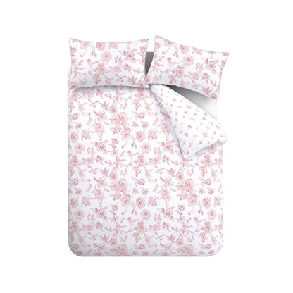 Catherine Lansfield Mirabelle Pink Duvet Cover Set