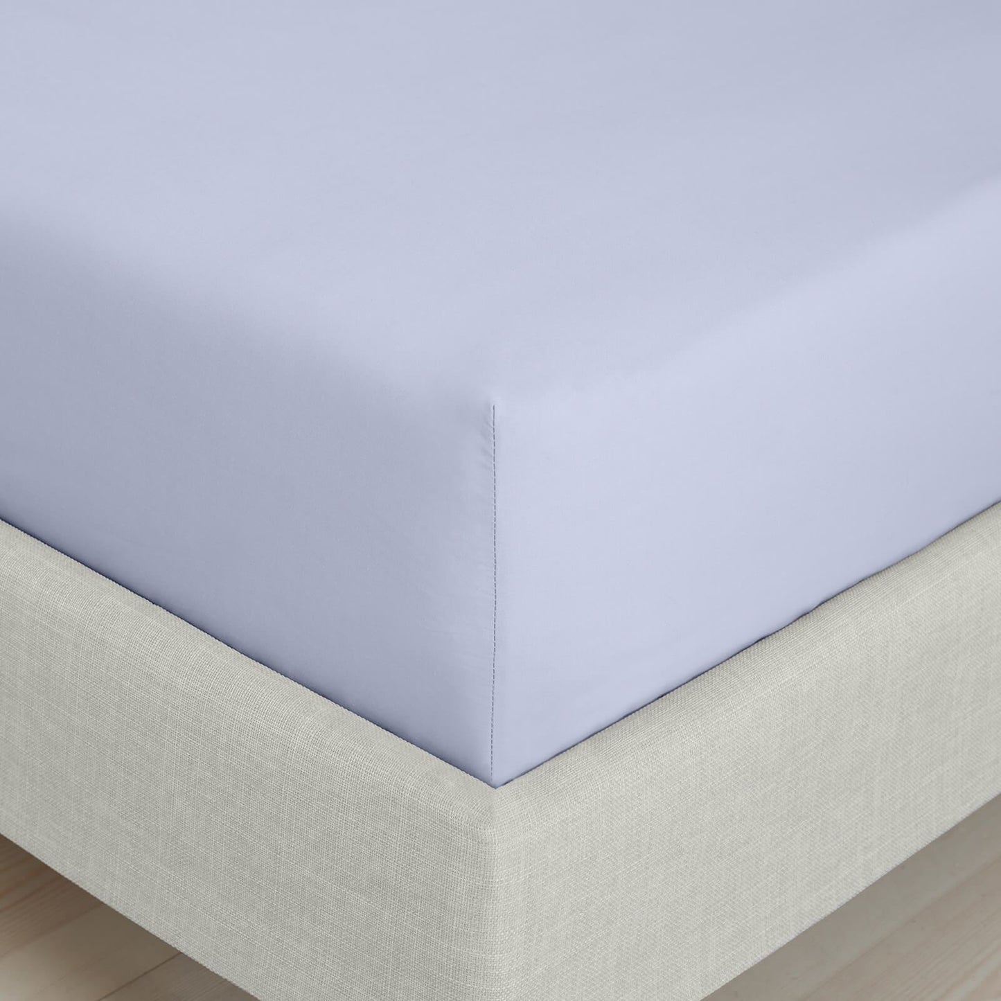 200 Thread Count Cotton Percale Lavender Fitted Sheet