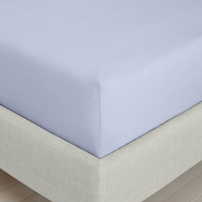200 Thread Count Cotton Percale Lavender Fitted Sheet