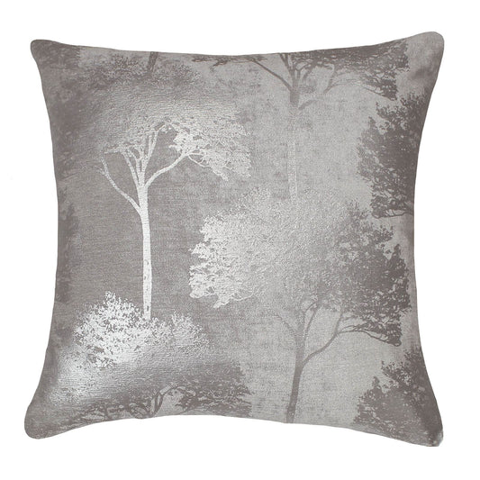 Enchanted Forest Silver Cushion Cover